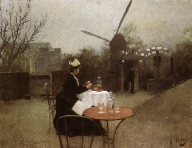 Ramon Casas Out of Doors France oil painting art